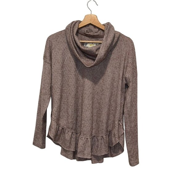 Maeve By Anthropologie Addie Ruffled Pullover Cowl Neck Sweater Women's Size XS - Picture 2 of 10